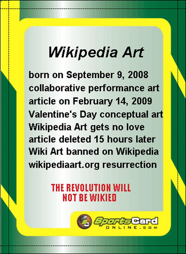 wikipedia art baseball card (back) (2009, digital file, dimensions variable)